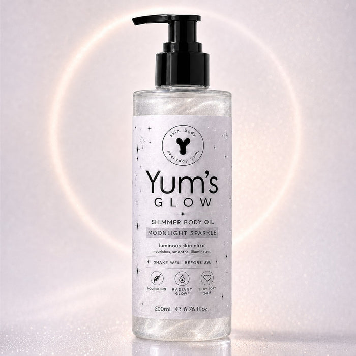 Yum's Moonlight Sparkle Body Shimmer Oil